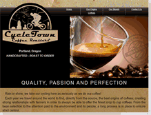 Tablet Screenshot of cycletowncoffeeroasters.com